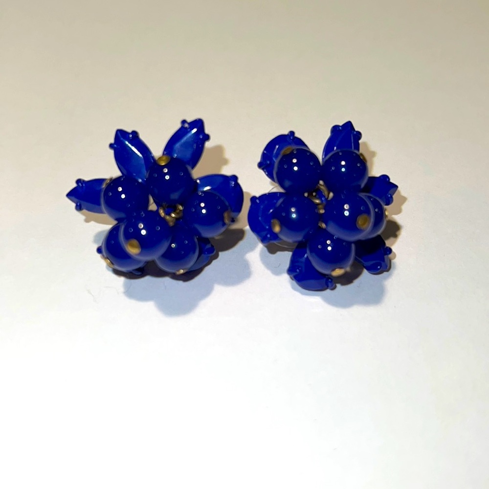 J Crew blue earrings